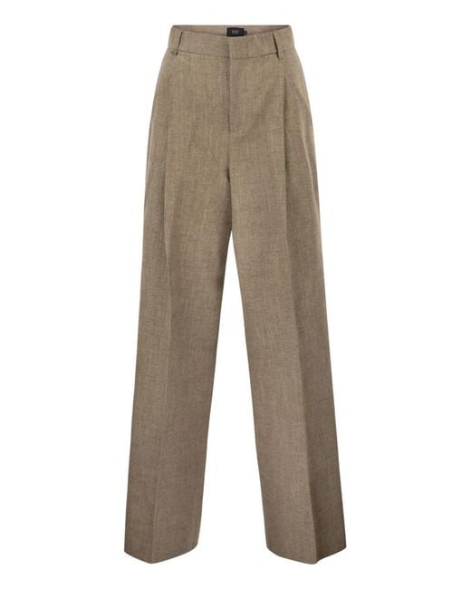 Fay Natural Regular Fit Trousers