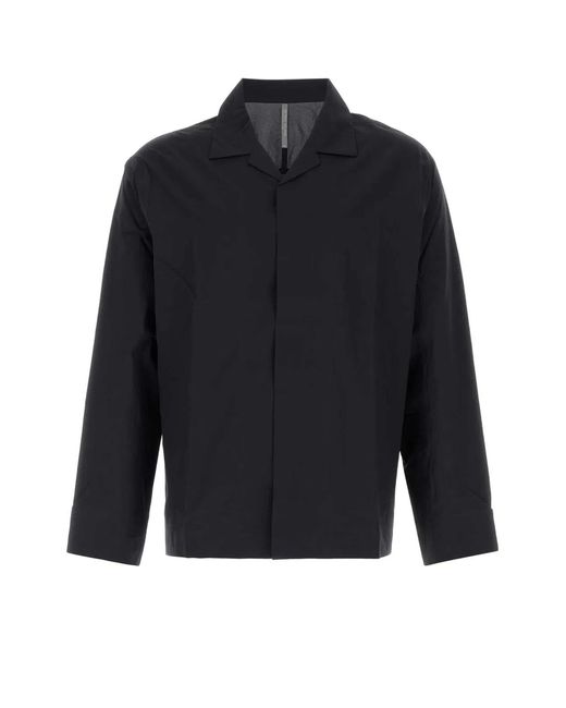 Veilance Blue Cusec Ls Shirt M for men