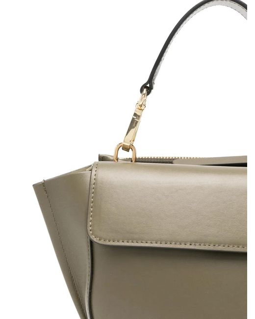 Wandler Metallic Mini Hortensia Flap Tote Bag