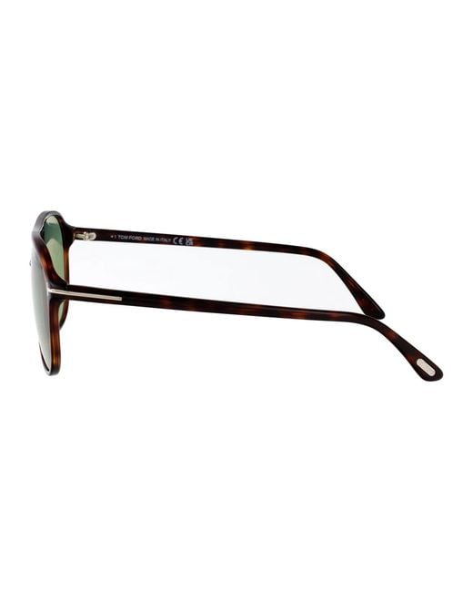 Tom Ford Green Avana Rossa Verde Acetate Sunglasses for men