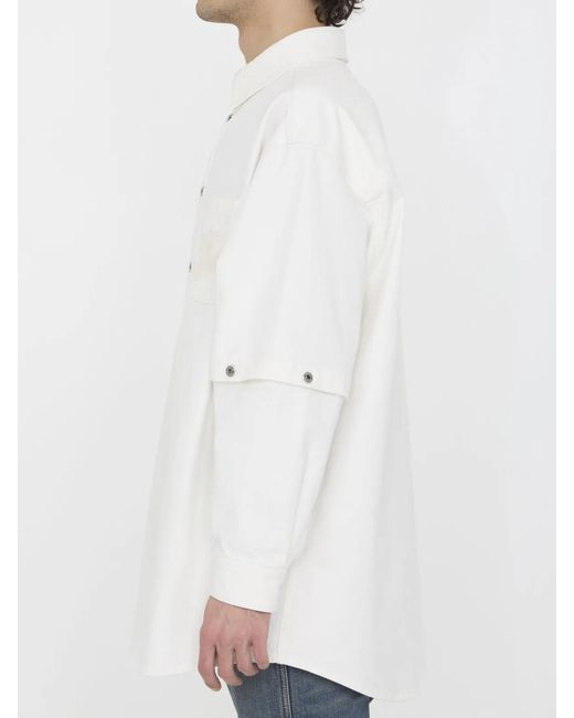 Off-White c/o Virgil Abloh White Off 90S Logo Overshirt for men