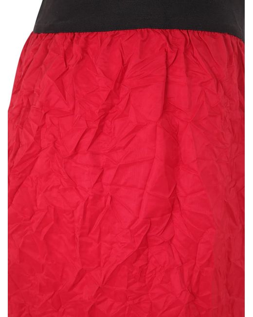 Maria Calderara Red Long Trousers