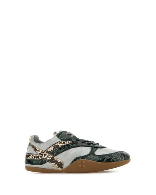 Miu Miu Green Allacciate