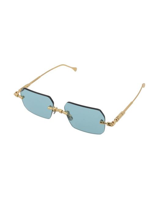 Kuboraum Blue Sunglasses H68 Gd Wgreen/16/1