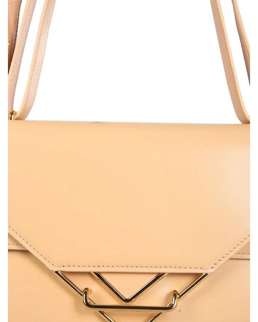 Bottega Veneta Natural The Clip Bag