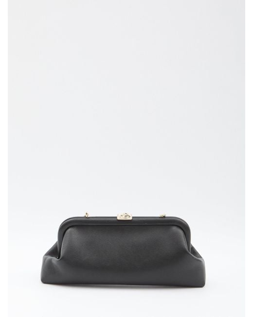 Jimmy Choo White Skylar Clutch