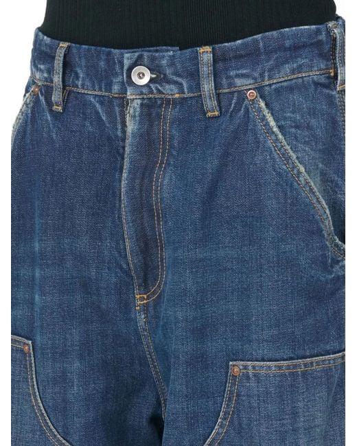 Maison Margiela Blue Wide-Leg Denim Jeans for men