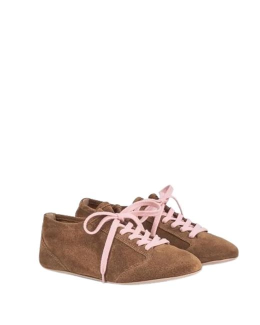 Agl Attilio Giusti Leombruni Brown Lace-Up Fastening Front