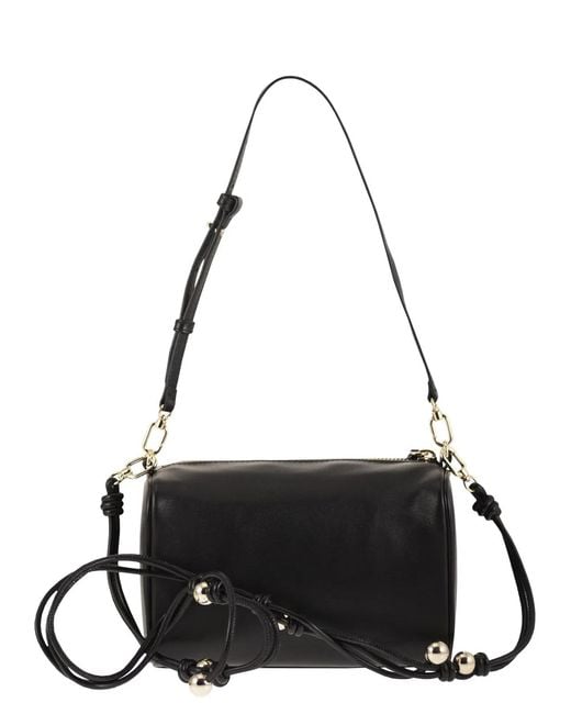 Furla Black Talia Mini – Leather Shoulder Bag