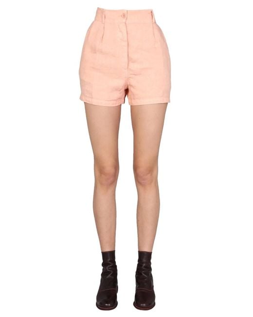 Aspesi Multicolor Wide Leg Shorts