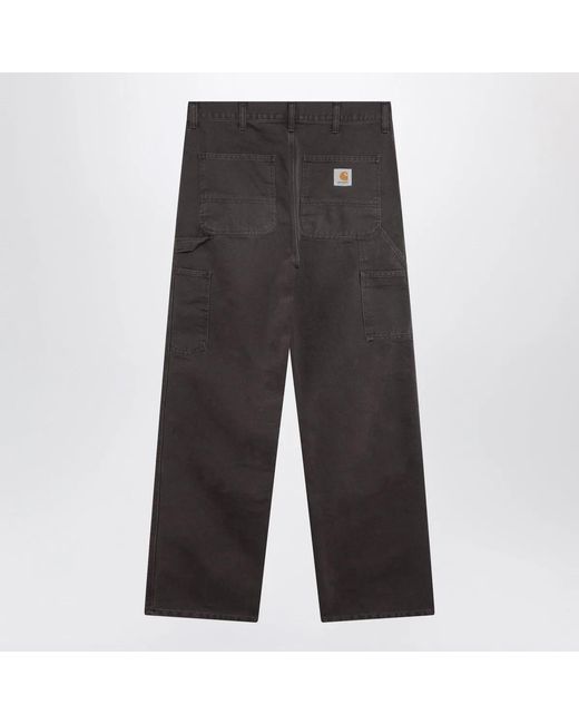 Carhartt Gray Single Knee Pant Trousers for men