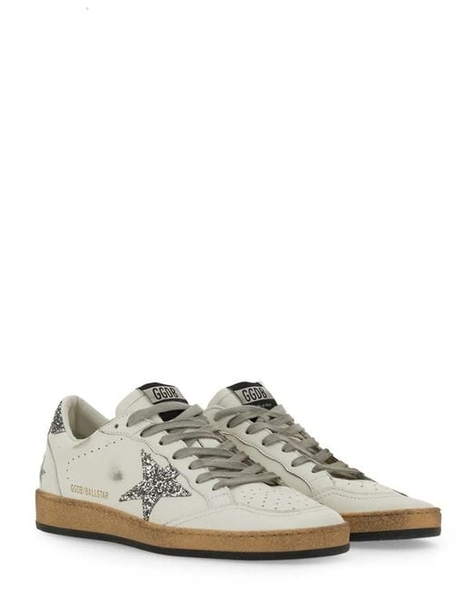 Golden Goose Deluxe Brand White Ball Star Leather Sneakers