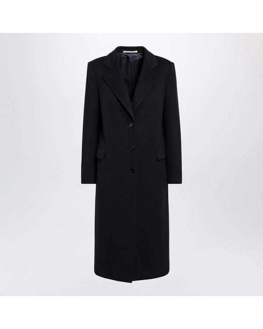 Tagliatore Black Single-Breasted Coat