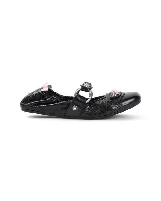 Balenciaga Black City Flat L005