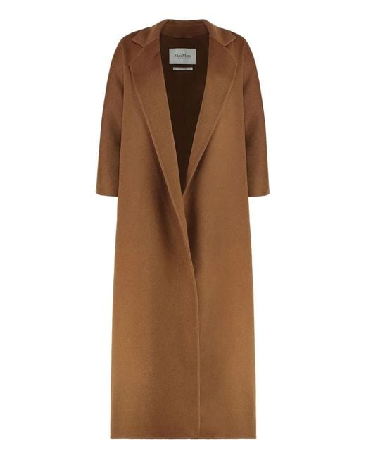 Max Mara Brown Long Camelwool Coat