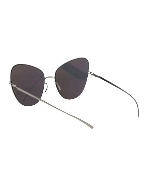 Mykita Gray E1 Flash Metal Sunglasses