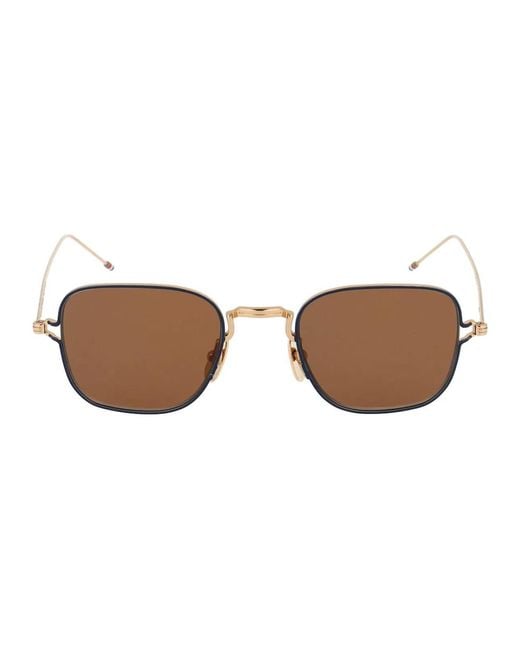 Thom Browne Brown Titanium Sunglasses