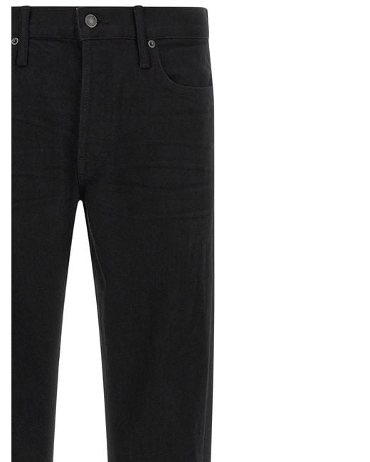 Tom Ford Black Straight Leg Jeans for men