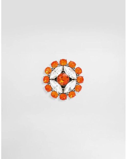 Dolce & Gabbana White Dolce & Gabbana Small Brooch