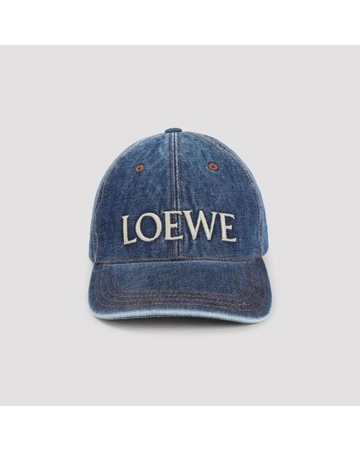 Loewe Blue Denim Baseball Cap