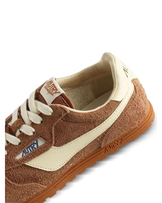 Autry Brown Suede Windspin Low