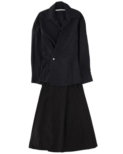 Alexander Wang Black Organic Cotton Dress