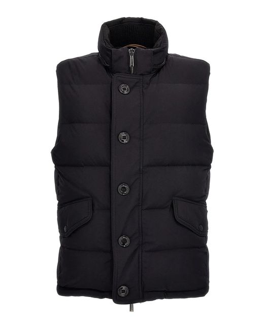 Moorer Black Foscolo Down Jacket for men