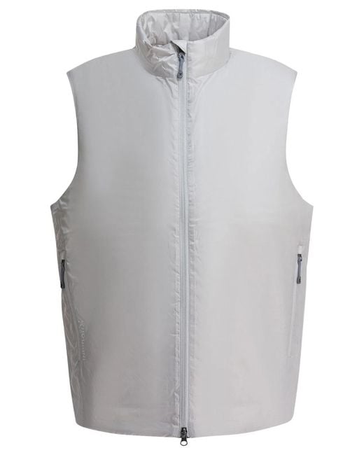 Houdini Sportswear Gray "Dunfri" Sleeveless Jacket for men