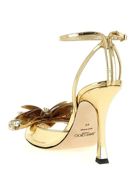 Jimmy Choo Metallic 'Mimmi' Sandals