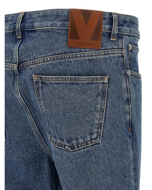 Valentino Garavani Blue 'Boule' Jeans for men