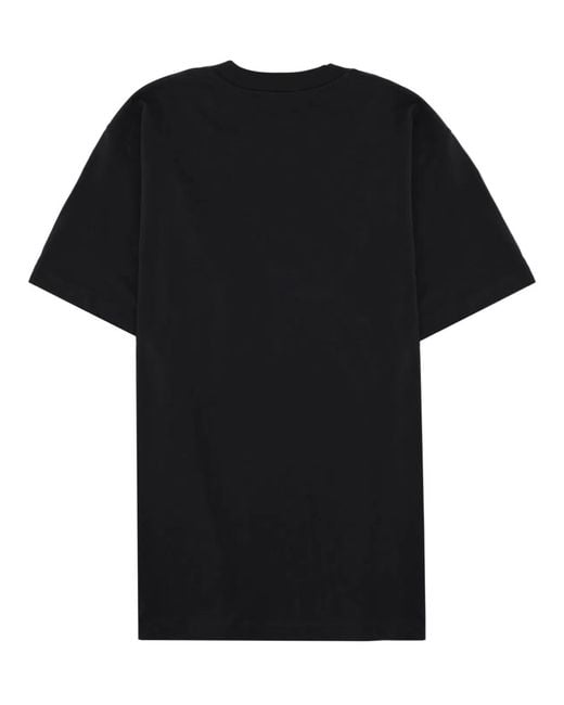 Moschino Black T-Shirt With Logo for men