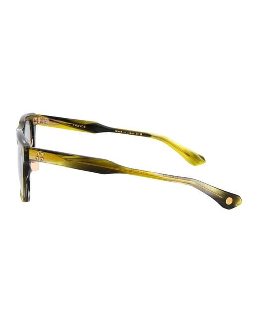 Dita Eyewear Brown Acetate Cyber Smoke Sunglasses
