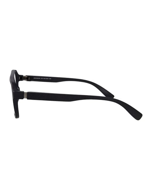 Mykita Black Md35 Slate Steel Glasses