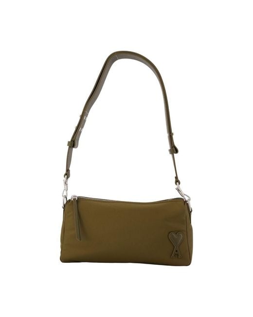 AMI Green Marcel Shoulder Bag