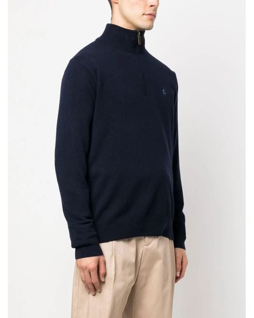 Polo Ralph Lauren Blue Long Sleeve Pullover for men