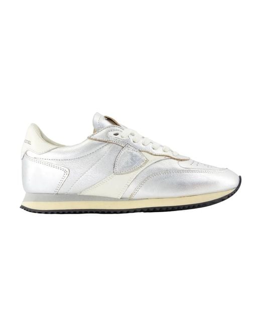 Philippe Model White Blville Low Sneakers
