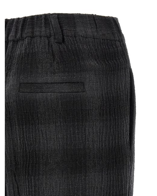 Tela Black Check Pants