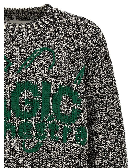 Jil Sander Gray 'Magic Orchestra' Sweater for men