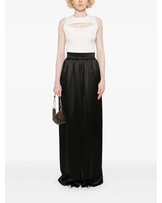 Dolce & Gabbana Black Dolce & Gabbana Viscose Long Skirt