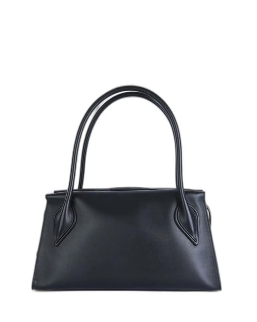 Christian Louboutin Black Venus Medium Leather Shoulder Bag