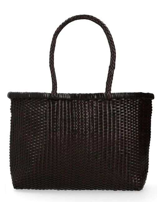 Dragon Diffusion Black Leather Shoulder Bag