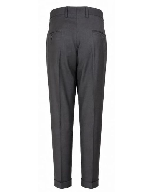 GTA Black Cotton Trousers for men