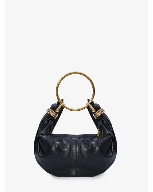 Chloé Blue Bracelet Leather Hobo-Bag