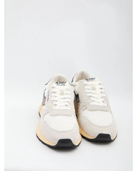 Autry White Reelwind Low Sneakers for men