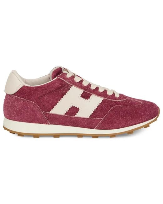 Hogan Purple Fitted Sneakers