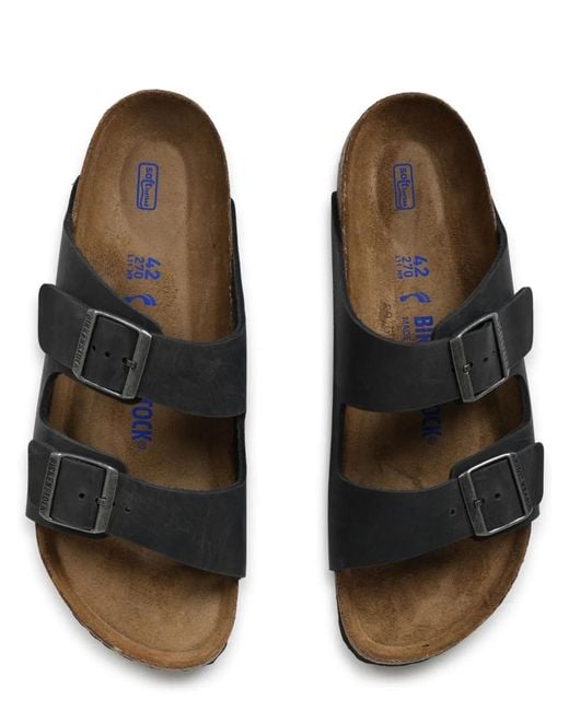 Birkenstock Black Sandalo "Arizona Sfb"