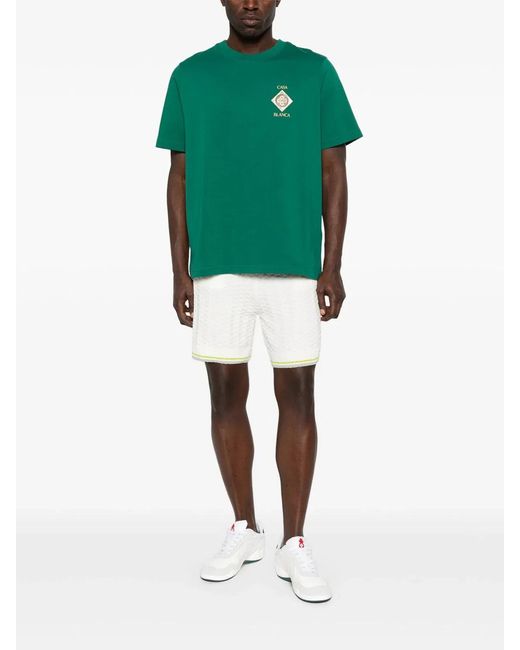 Casablanca White Shorts Cotton Blend for men
