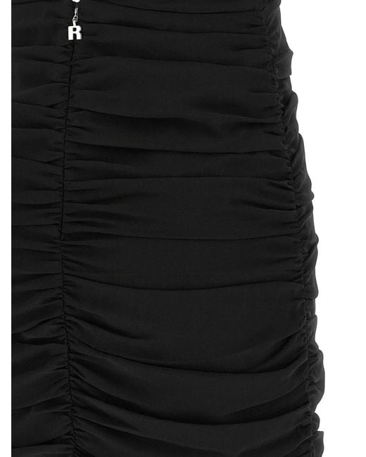 ROTATE BIRGER CHRISTENSEN Black Rotate Birger Christensen Curling Dress