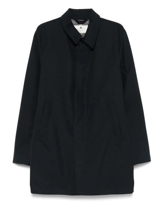 Peuterey Black Hinnoya Parka Coat for men