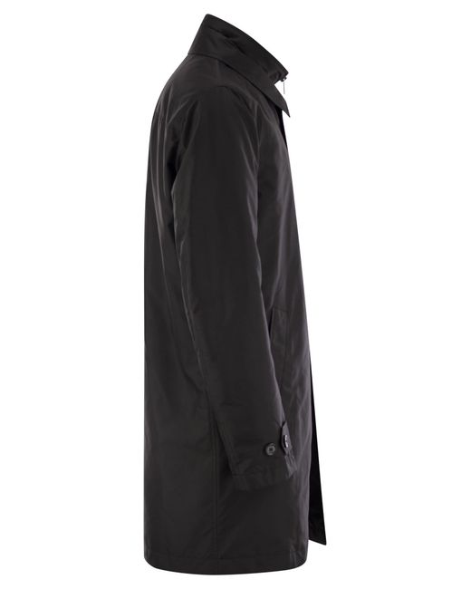 Fay Black Easy Morning Coat for men